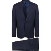 Suitable Costume Birds Eye Laine Bleu Foncé