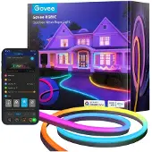 Govee Ruban LED Corde Lumineuse Néon Extérieure RGBIC 24 V