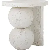 Bloomingville Table d'appoint blanche Tally