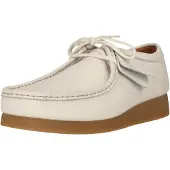 Clarks Chaussure à lacets 'Wallabee' blanc