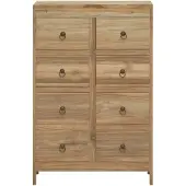 vidaXL Commode 55x30x90 cm en teck massif
