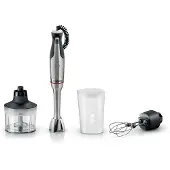 Bosch Hausgeräte ErgoMaster Stabmixer-Set, Mixeur plongeant, Noir, Argent