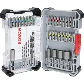 Bosch 2607017729 Extra Hard & Metal Bohrer- und Bit-Set, 35-teilig