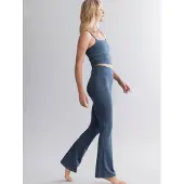 Hey Honey Leggings 'Flared' pétrole