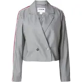 Noisy May Blazer 'NMAnna' gris / rouge carmin / blanc