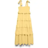 Vero Moda Robe 'VMDOLORES' jaune
