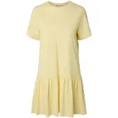 Pieces Robe 'PCDisso' jaune clair
