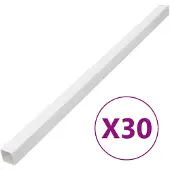 vidaXL Tuyaux d'installation 40x25 mm 30 m PVC