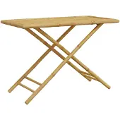 vidaXL Table de jardin pliante 110x55x75 cm bambou