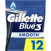 Gillette Blue3 - Rasoirs Jetables Douceur - 12 Pièces