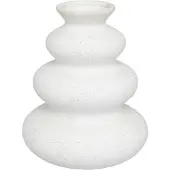 Atmosphera Olme Vase en céramique Blanc - 20 cm