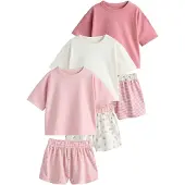 Next Pyjama rose / rose ancienne / blanc
