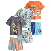 Next Pyjama 'Paw Patrol' bleu / bleu pastel / gris foncé / orange