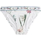 Next Bas de bikini vert foncé / lilas / rose / blanc