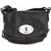 Fossil Sac à main femme Shoulderbag Maddox petit rabat noir