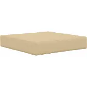 vidaXL Coussin de canapé d'extérieur 3 pcs Beige Polyester