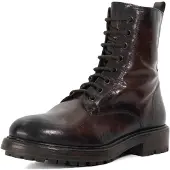 Dune London Bottines à lacets 'Patley' brun foncé