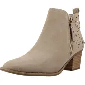 Carmela pour femme. 16315104-BEIGE Bottines en cuir 163151 marron (38), 5 à 8 cm, Fermeture éclair, Casuel