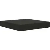 vidaXL Coussin De Canapé D'extérieur 2 Pcs Noir Polyester