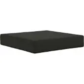 vidaXL Coussin De Canapé D'extérieur 3 Pcs Noir Polyester