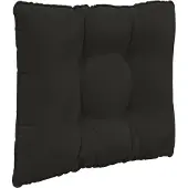 vidaXL Coussin De Canapé D'extérieur 3 Pcs Noir Polyester