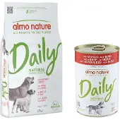 Almo Nature Daily au bœuf et riz pour chien