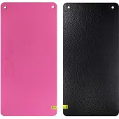 HMS Mfk02 Pink-Black Club Fitness Mat Avec Trous Premium