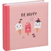 Walther design Be Happy 50 Pages Photo Album 26x25 Cm Rose