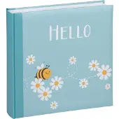 Walther design Hello Bee 50 Pages Photo Album 26x25 Cm Bleu