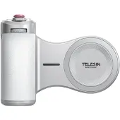 Telesin Master Grip pour iPhone - Blanc