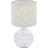 Eglo BELLARIVA 3 lampe de table éclairage de table - H36 x Ø20 cm - blanc - 1X40W excl - IP20