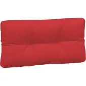 vidaXL Coussins de palette lot de 7 rouge tissu