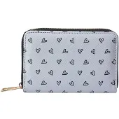 Juleeze JZPU0009-02 Portefeuille blanc et noir 10 x 15 cm
