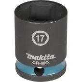 Makita E-15986 Clé à douille 3/8" SW17 Impact Black court