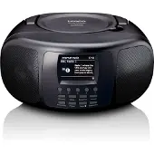 Lenco SCD-6000BK - Radio Internet portable avec DAB+/FM, Bluetooth, lecteur CD et grand écran LCD couleur - Noir