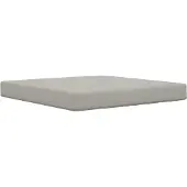 vidaXL Coussin de canapé d'extérieur 3 pcs Gris Polyester