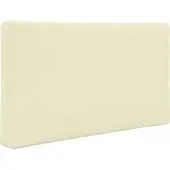 vidaXL Coussin de canapé d'extérieur 3 pcs Crème Polyester