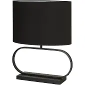 Searchlight Lampe de table Sleek noir