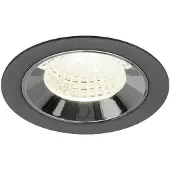SLV Spot encastré Numinos M noir/chrome 4000K - 55 deg