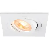 SLV Spot encastré New Tria 75 carré - blanc - GU10