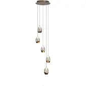 Searchlight Suspension design Seeds 5 lumières