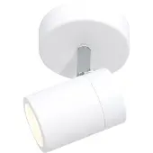 Mexlite Spot - blanc - Upround - plastique métal - Ø 10cm - GU10 - 2486W -