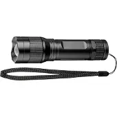 Goobay 44560 Lampe de poche LED High Bright 300, noire - idéale pour le travail, les loisirs, le sport, le camping, la pêche et la chasse