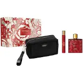 Versace Coffret Eau de Parfum Eros Flame, 100 ml, 3 pièces
