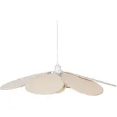 Atmosphera créateur d'intérieur - Lampe à suspendre pétales naya beige d72cm