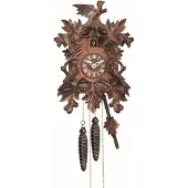 Engstler - 630_QM - Coucou - Quartz - Noyer - avec musique - 28 cm