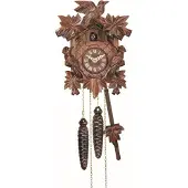 Engstler - 623_Q - Coucou - Quartz - Noyer - 22 cm