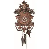 Engstler - 535_QM - Coucou - Quartz - Noyer - avec musique - 34,5 cm