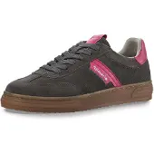 Tamaris Baskets basses anthracite / rose / blanc