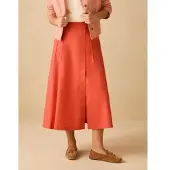 Pennyblack pour femme. 2611101093200 Jupe orange Pbbpigna (44), Rouge, Casuel, Coton